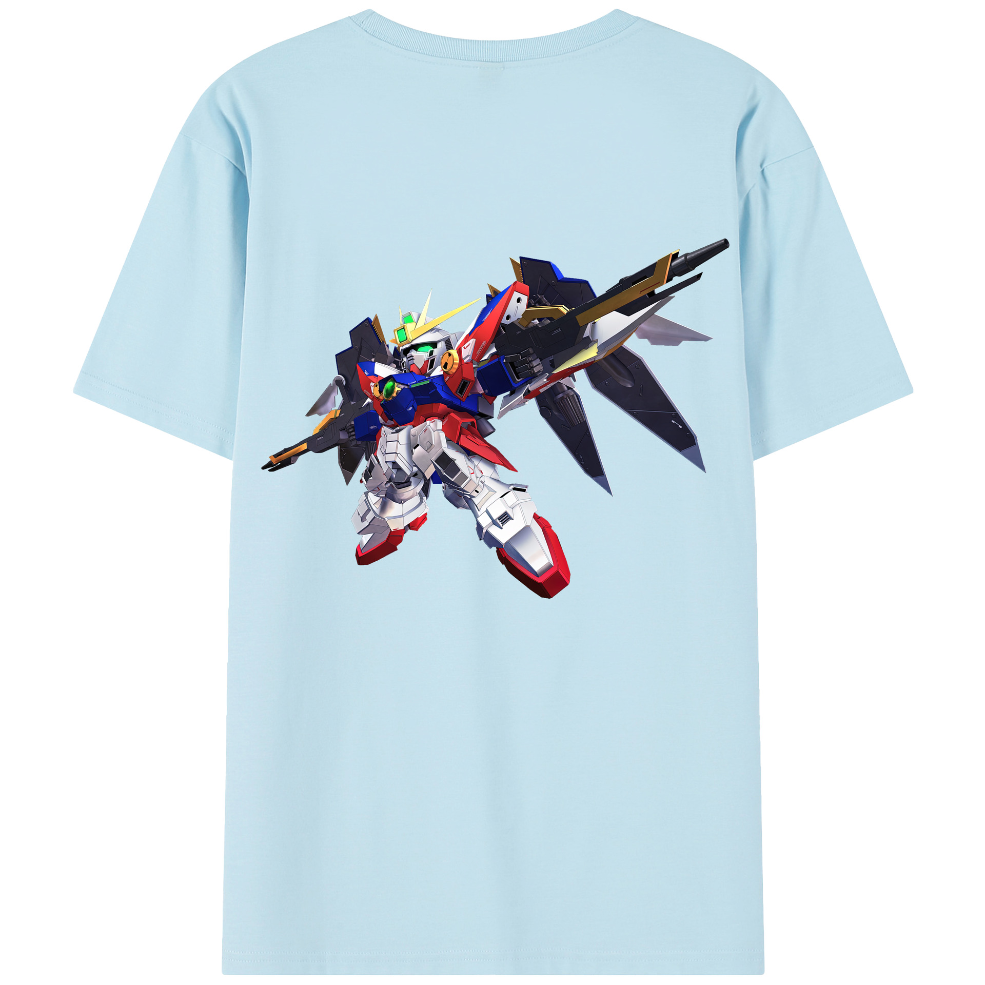 （画像用） 機動戦士ガンダム Mobile Suit Gundam 綿100％半袖Tシャツ（背面プリント）